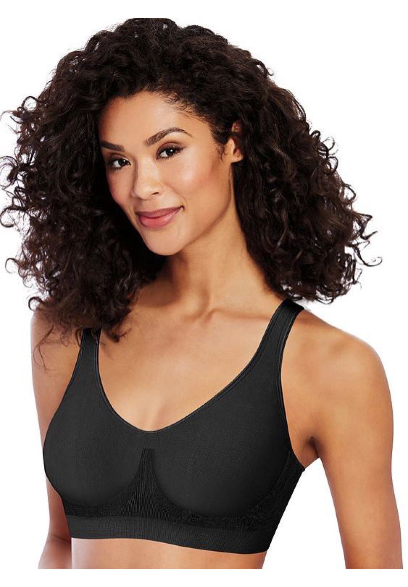 Comfort Revolution® ComfortFlex Fit® Shaping Wire Free Bra DF3488, BLACK, hi-res image number 0