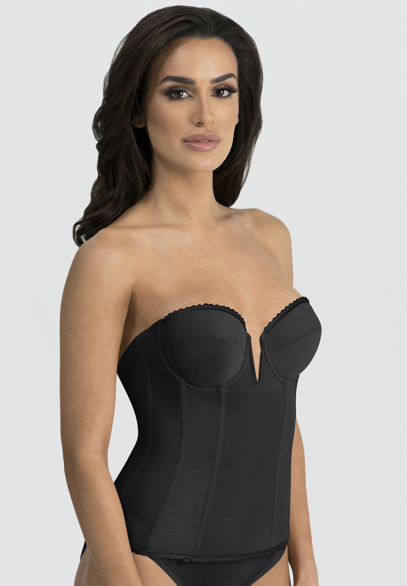 Vivienne V Wire Longline Strapless Bra Intimate Apparel, , on-hover image number 1