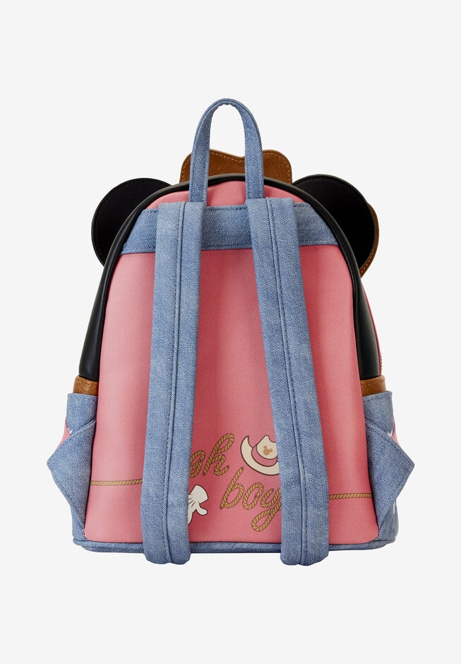 Loungefly X Disney Western Mickey Mouse Mini Backpack, , on-hover image number null
