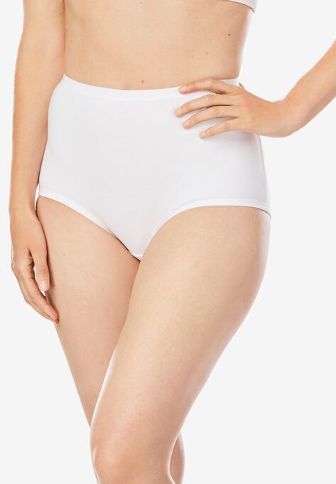 5-Pack Stretch Cotton Full-Cut Brief , , alternate image number null