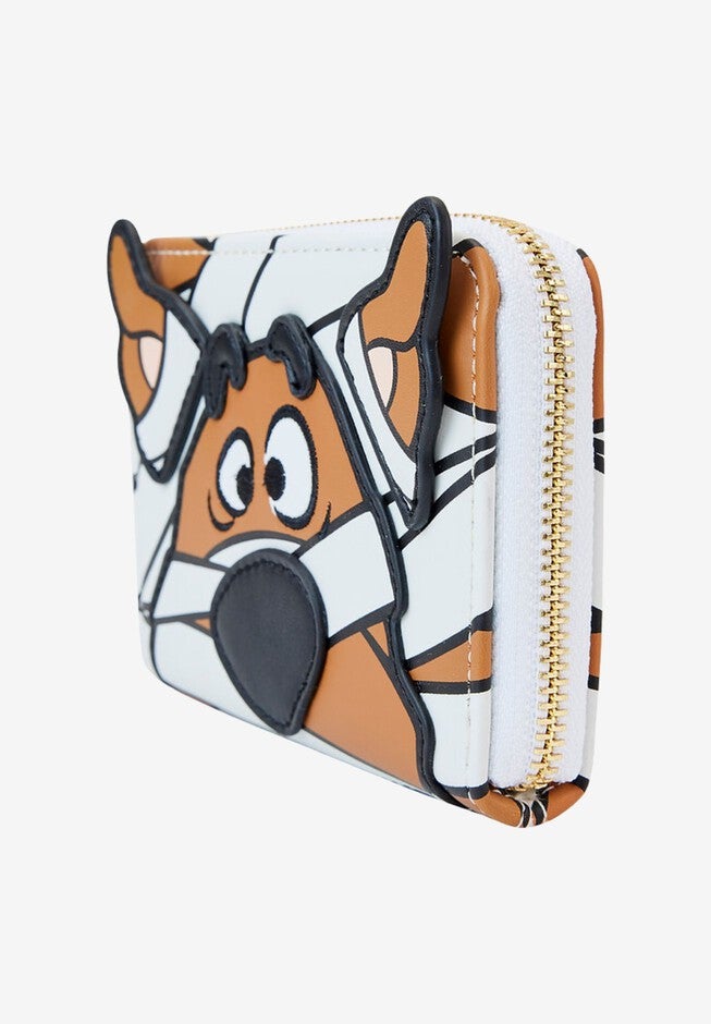 Loungefly x Warner Bros Scooby Doo Mummy Wallet Zip Around Halloween, WHITE, alternate image number 3