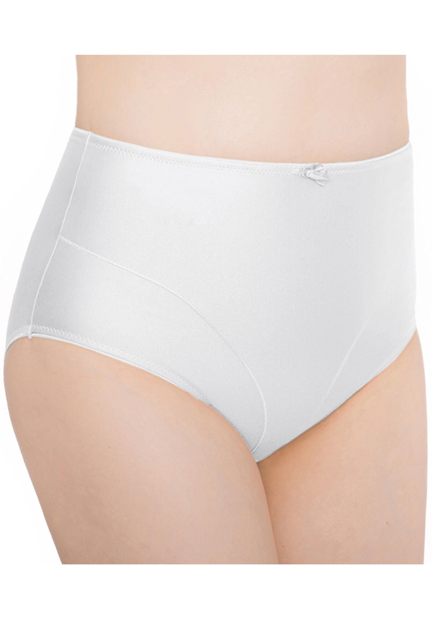 Control Top Shaping Panties, WHITE, hi-res image number 0