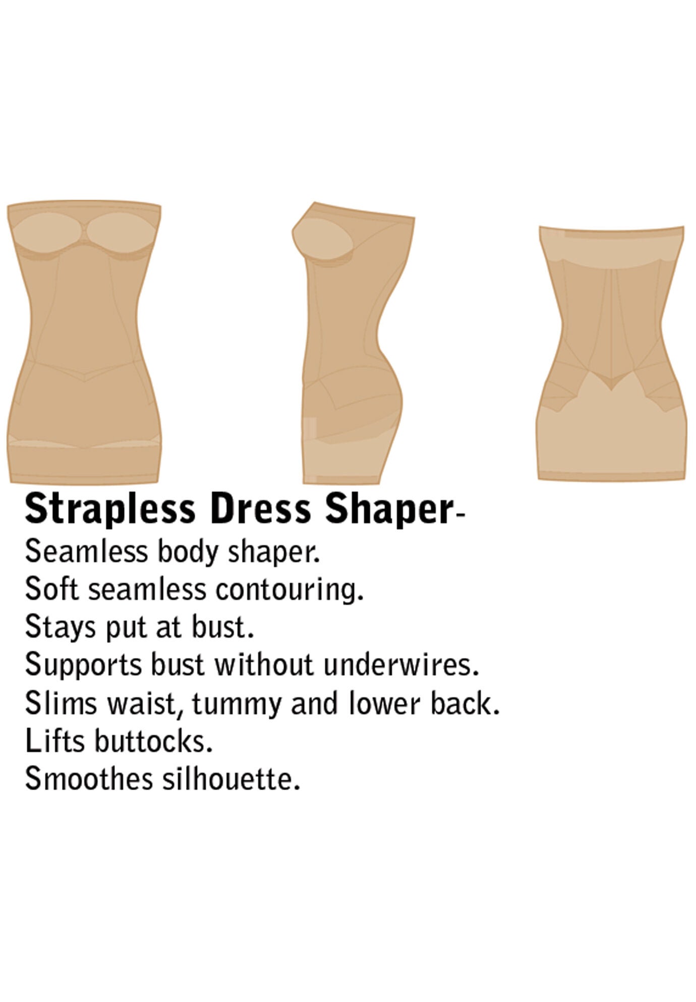 Julie France by Euroskins Cami Dress Shaper, , on-hover image number 1