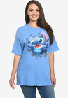 Disney Stitch Short Sleeve Front & Back T-Shirt Blue, BLUE, hi-res image number null
