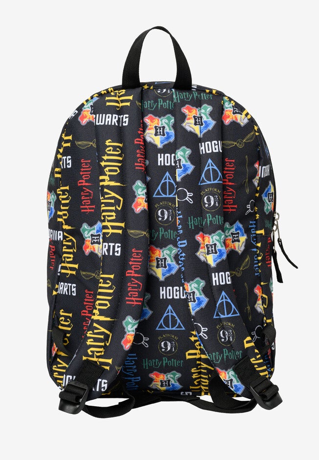 Harry Potter All-Over Print 16 inches Deluxe Nylon Backpack, , alternate image number 3