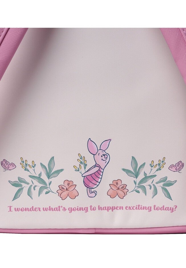 Loungefly x Disney Piglet Floral Mini Backpack Winnie the Pooh Pink, PINK, alternate image number null