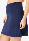 High-Waisted Swim Skirt with Built-In Brief , , alternate image number null