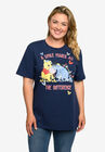 Winnie The Pooh & Eeyore T-Shirt Smile Flowers Navy, BLUE, hi-res image number null