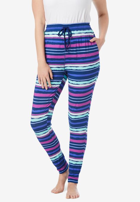 Relaxed Pajama Pant , MULTI BLUE STRIPE, hi-res image number null