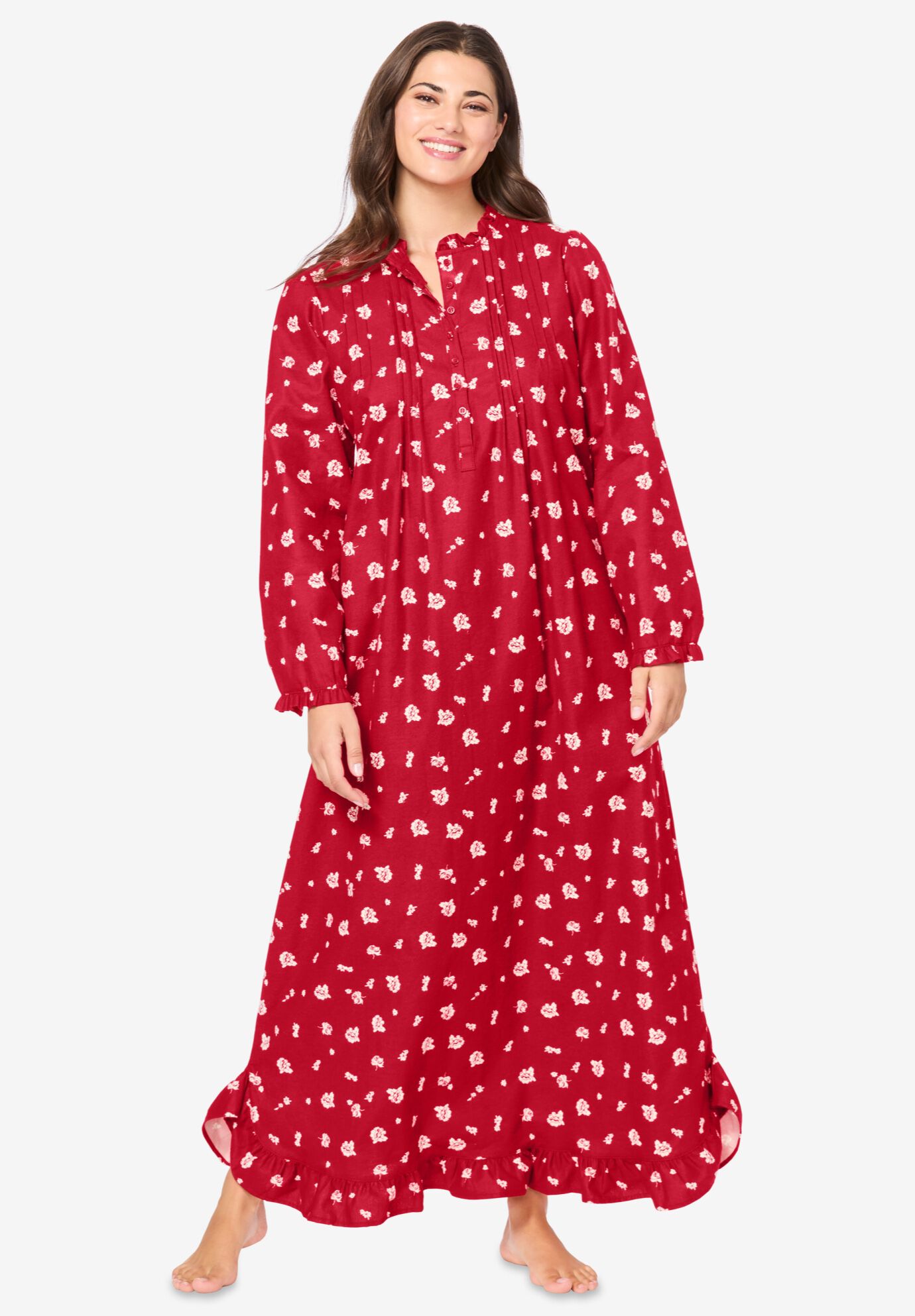 Long Flannel Nightgown Jessica London