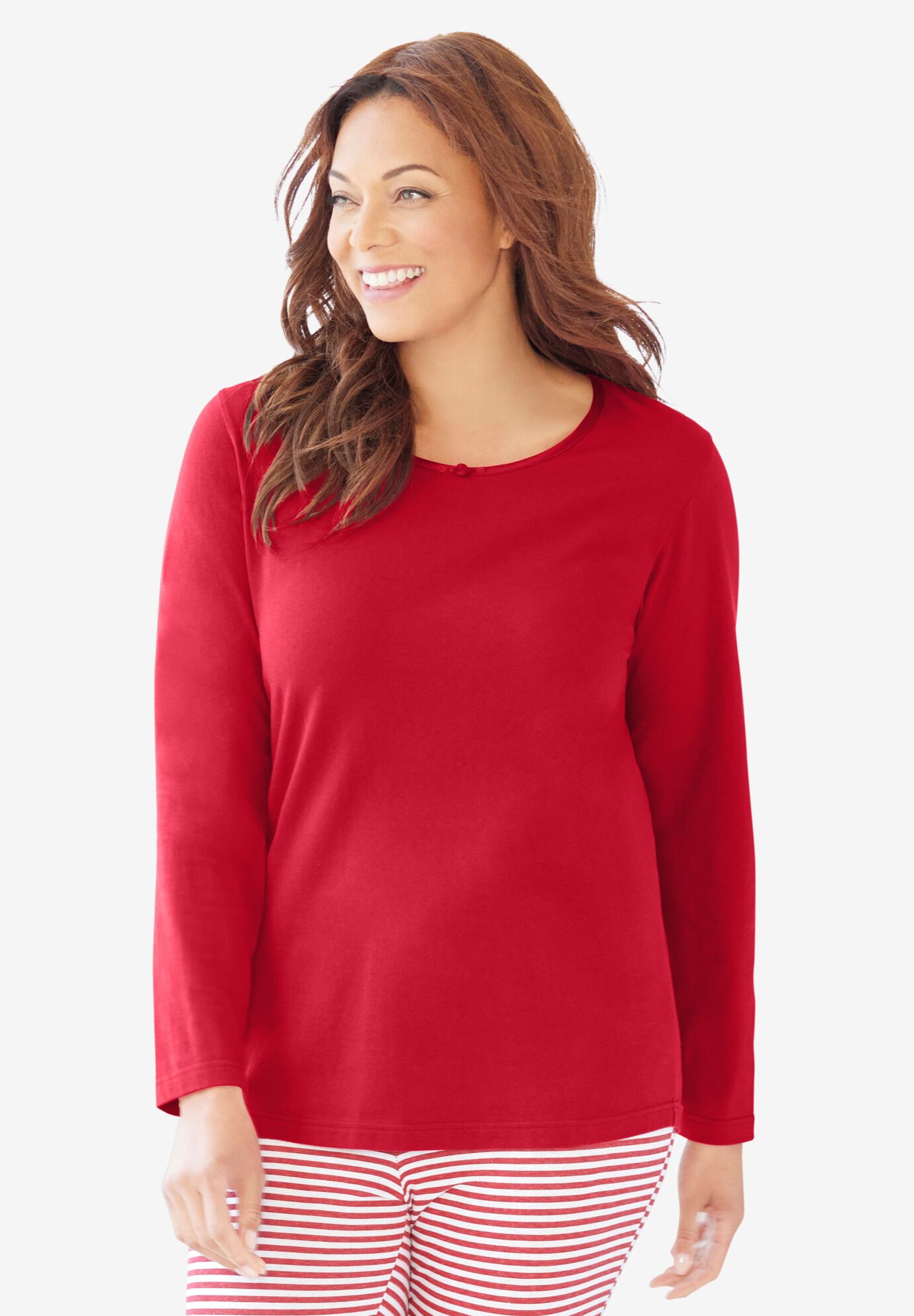 Satin Trim Sleep Tee