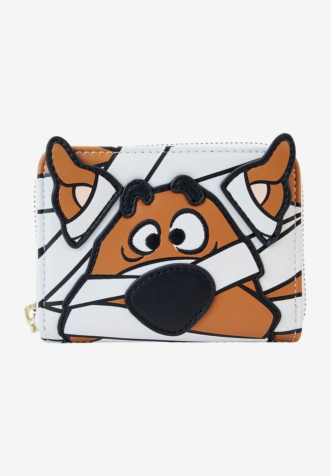 Loungefly x Warner Bros Scooby Doo Mummy Wallet Zip Around Halloween, WHITE, hi-res image number 0