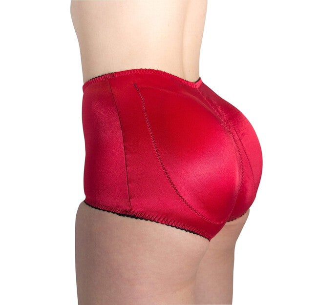 Padded Panty Brief Light Shaping (Removable Pads), RED, hi-res image number 0