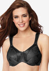 Satin Tracings® Underwire Minimizer Bra DF3562, BLACK, hi-res image number null