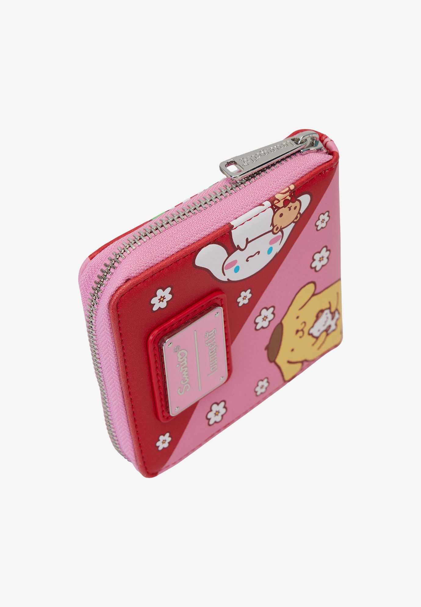 Loungefly x Sanrio Hello Kitty & Friends Wallet Color Block Zip Around, PINK, alternate image number 4