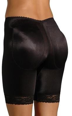 Long Leg Padded Shaper/Removable Pads Light Shaping, BLACK, hi-res image number 0