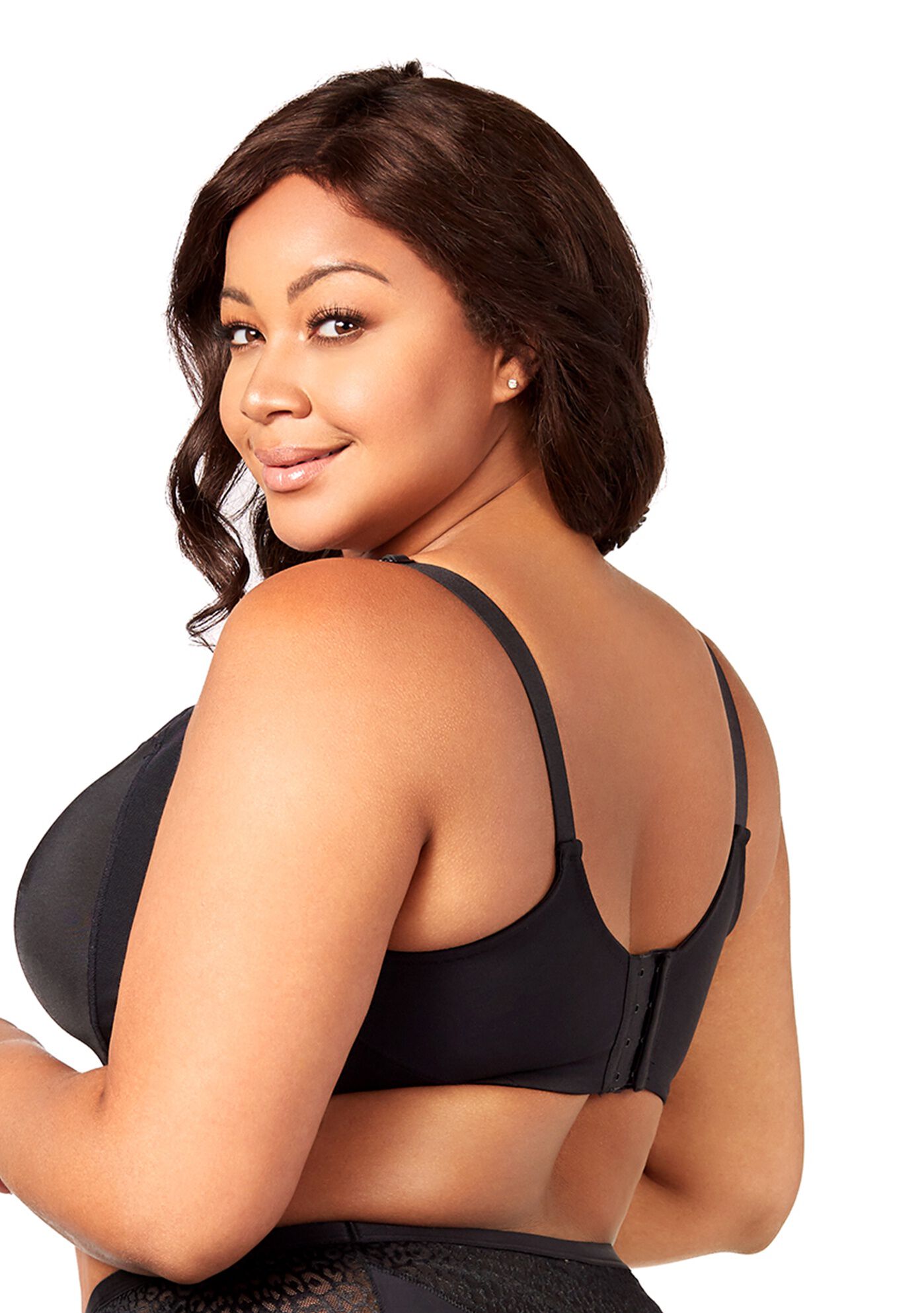 Curvy Moves Sports Underwire Bra 2511, BLACK, on-hover image number 1