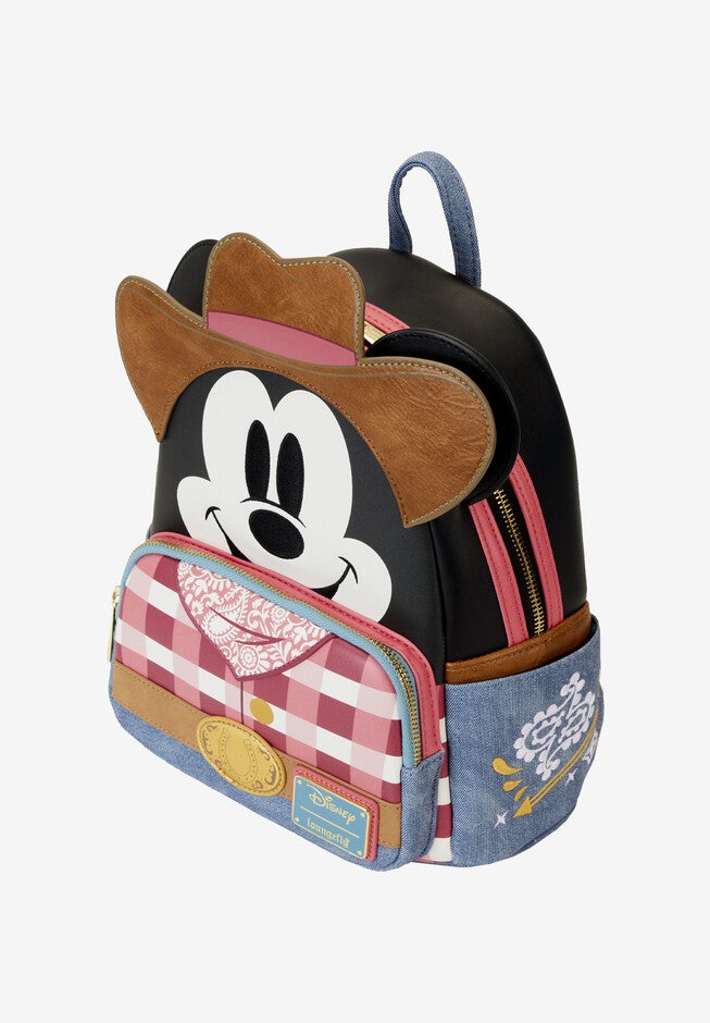 Loungefly X Disney Western Mickey Mouse Mini Backpack, , alternate image number null
