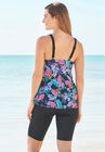 Soft Wire V-Neck Tankini Top, , on-hover image number 1
