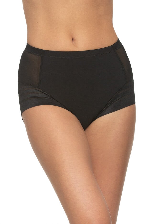 Marvelous Seamless Side-Smoothing Panty, BLACK BLK, hi-res image number null
