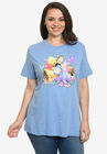 Winnie The Pooh Eeyore Tigger Piglet T-Shirt, BLUE, hi-res image number null