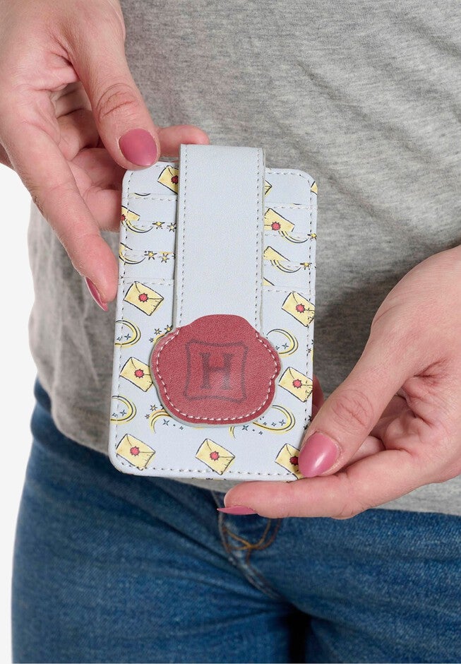 Harry Potter Hogwarts Card Holder Wallet Button Snap Closure, , on-hover image number 1