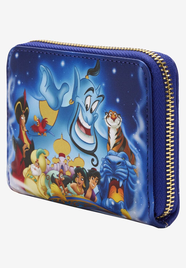 Loungefly X Disney Zip Around Wallet Aladdin Jasmine A Whole New World, , alternate image number 2