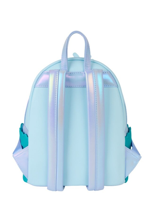 Loungefly x Disney Winnie The Pooh Eeyore Cosplay Mini Backpack Flowers Blue, BLUE, on-hover image number null