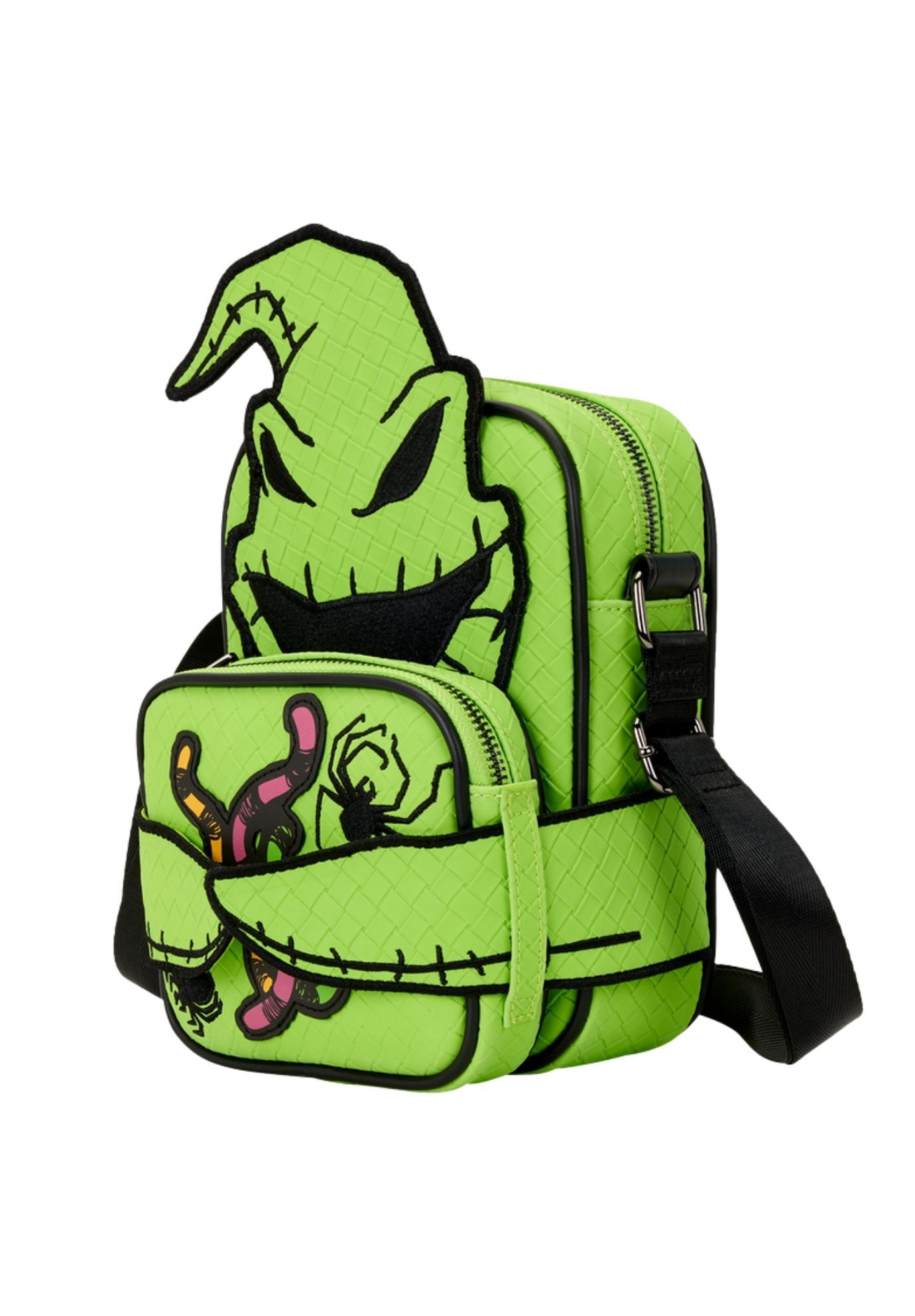 Loungefly x Disney Nightmare Before Christmas Oogie Boogie Crossbuddies Bag, GREEN, hi-res image number 0