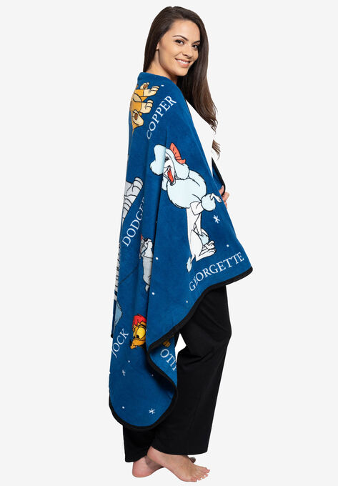Disney Dogs Throw Blanket 46" x 60" Plush Lady & The Tramp Jock Dodger Copper, , alternate image number null