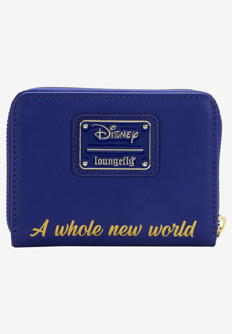 Loungefly X Disney Zip Around Wallet Aladdin Jasmine A Whole New World, , on-hover image number null