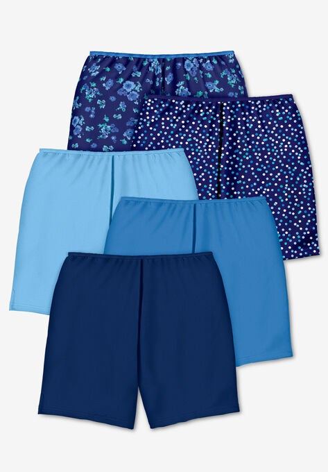 5-Pack Cotton Boxer , EVENING BLUE DOT PACK, hi-res image number null