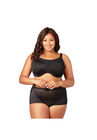 Microfiber Underwire Sports Bra , BLACK, hi-res image number null