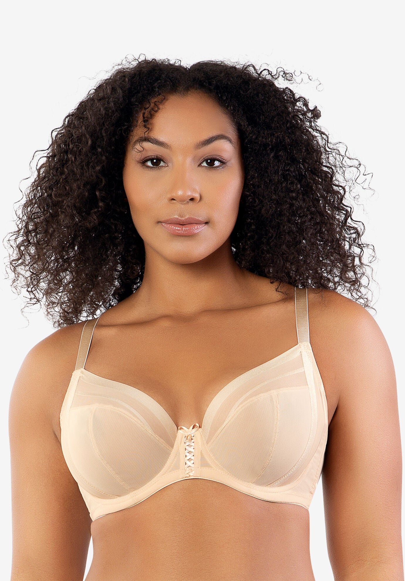 Shea Plunge Unlined Bra, BARE, hi-res image number 0