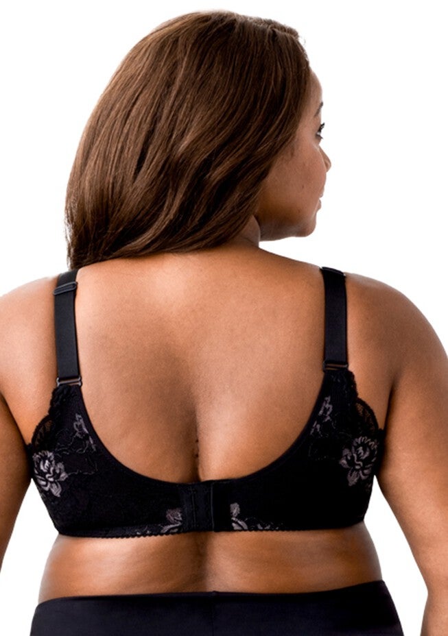 Fancy Smooth Curves Underwire Bra, BLACK, on-hover image number null