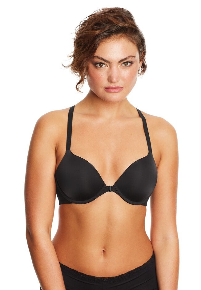 One Fabulous Fit® 2.0 Modern Demi Racerback , BLACK, hi-res image number 0