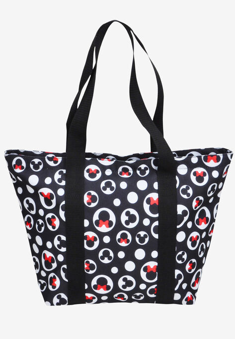 Disney Mickey Mouse Tote Minnie Icon Zippered Travel Handbag, , alternate image number null