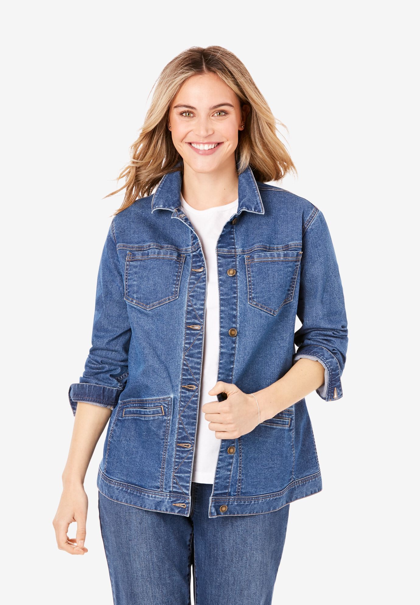 jessica london denim jacket