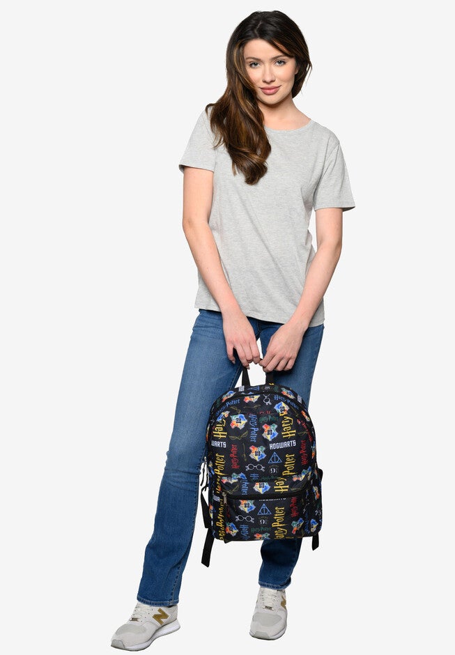 Harry Potter All-Over Print 16 inches Deluxe Nylon Backpack, , alternate image number 2