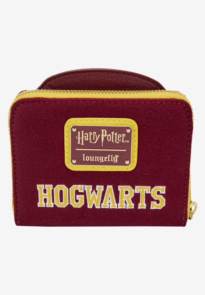 Loungefly X Harry Potter Wallet Zip Around Hogwarts Varsity Jacket, , on-hover image number null