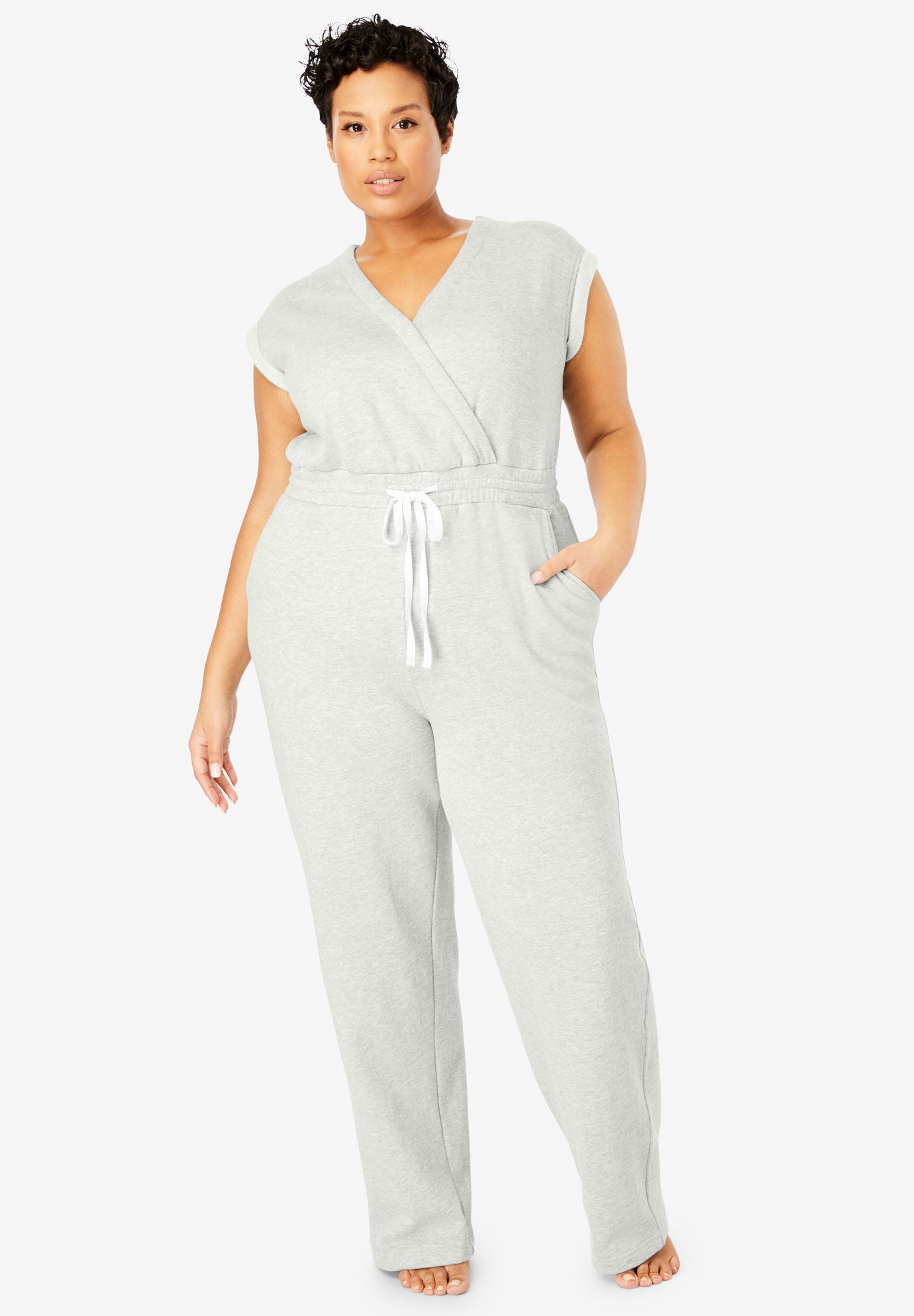 plus size loungewear jumpsuit