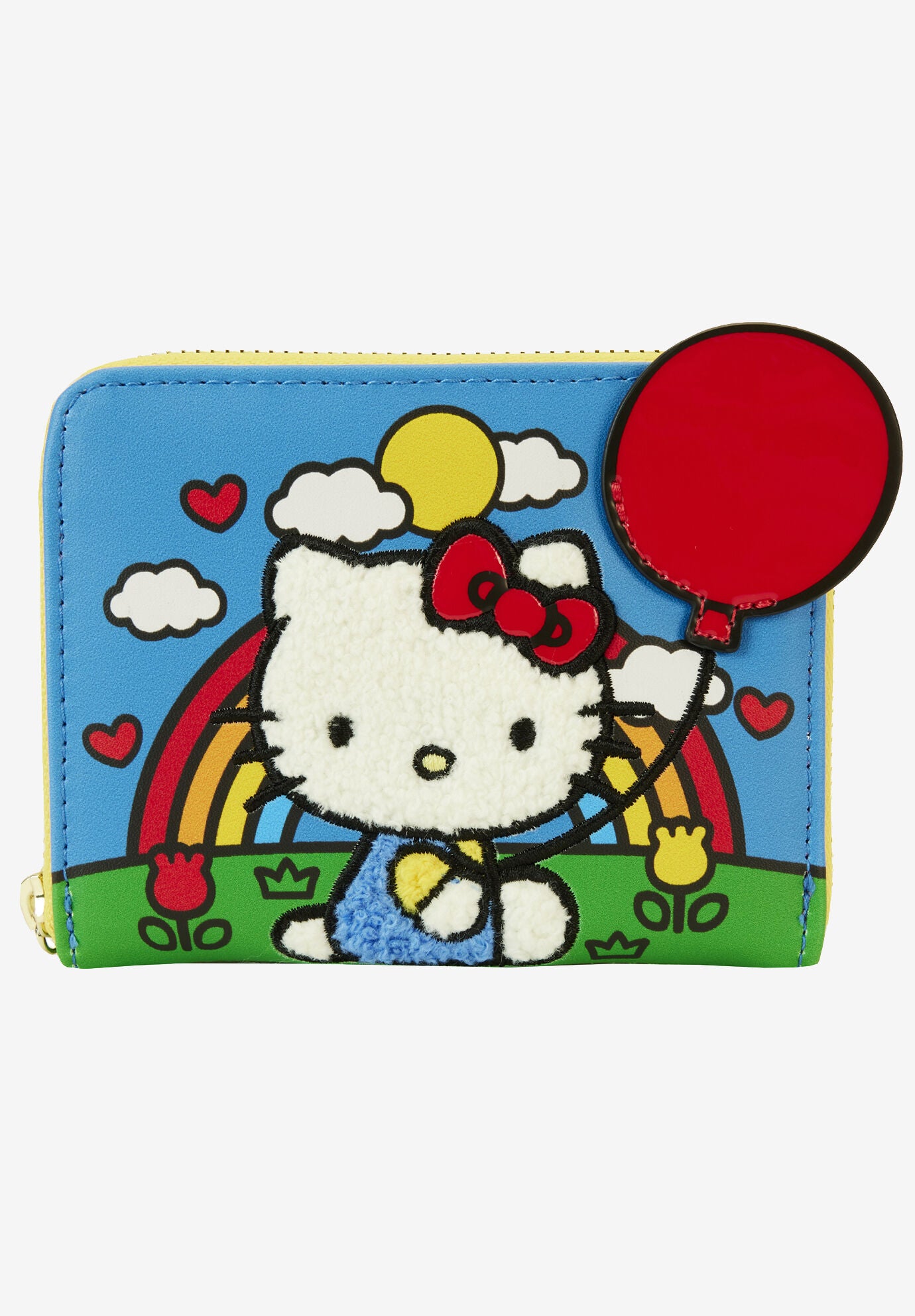 Loungefly X Sanrio Zip Around Wallet Hello Kitty 50Th Anniversary, BLUE, hi-res image number 0
