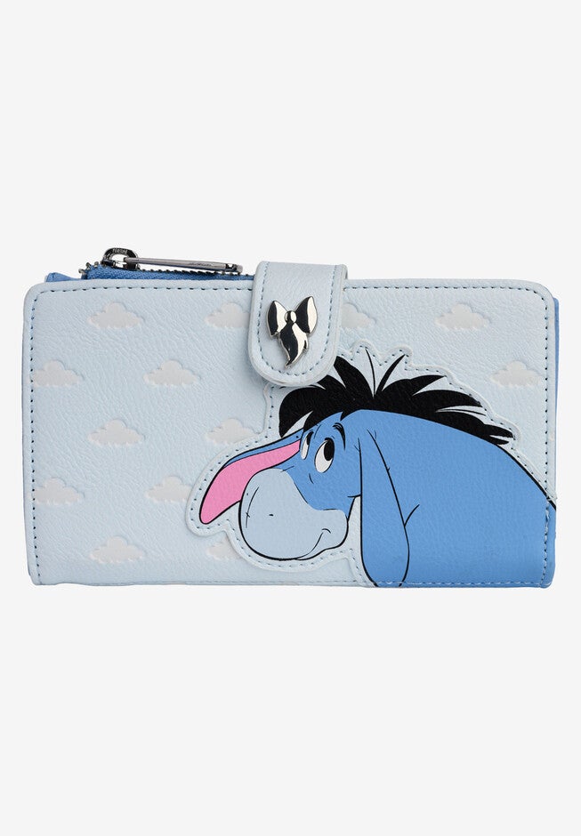 Loungefly X Disney Women'S Eeyore Snap Flap Wallet Clouds Wallet, , alternate image number 2