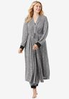 Marled Long Duster Robe , HEATHER CHARCOAL MARLED, hi-res image number null
