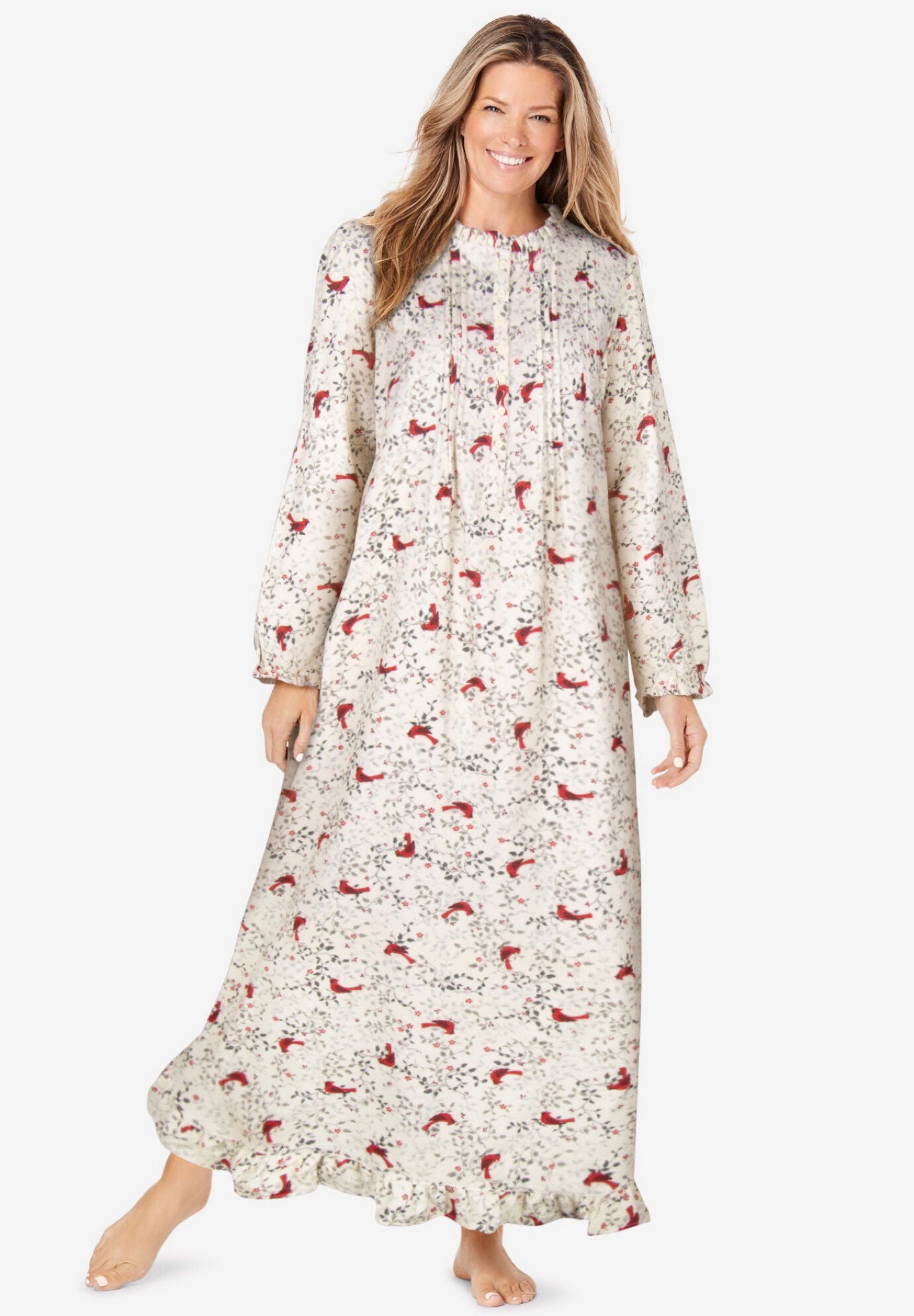 Long Flannel Nightgown Jessica London