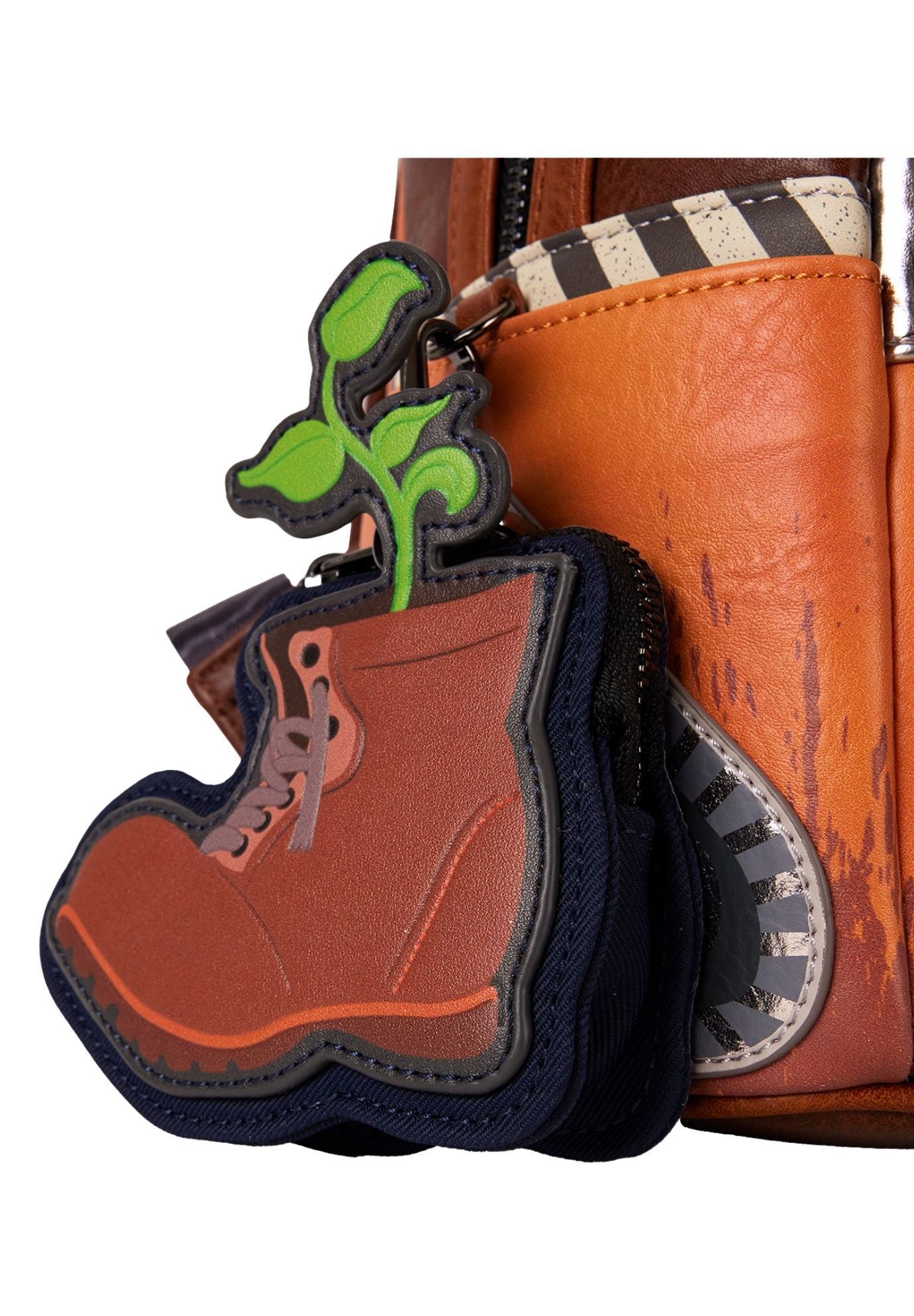 Loungefly x Pixar WALL-E Mini Backpack with Coin Bag Cosplay Lenticular, BLACK, alternate image number 5