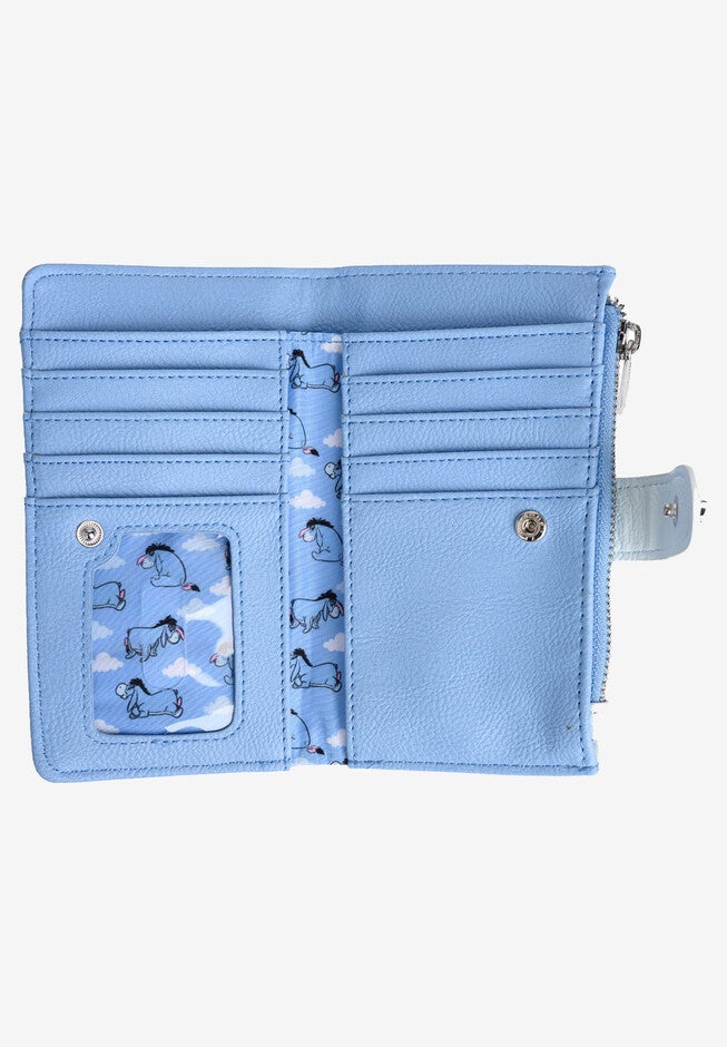 Loungefly X Disney Women'S Eeyore Snap Flap Wallet Clouds Wallet, , alternate image number 3