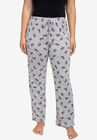 Disney Mickey Mouse All-Over Print Lounge Pants Wear Gray, , alternate image number 2