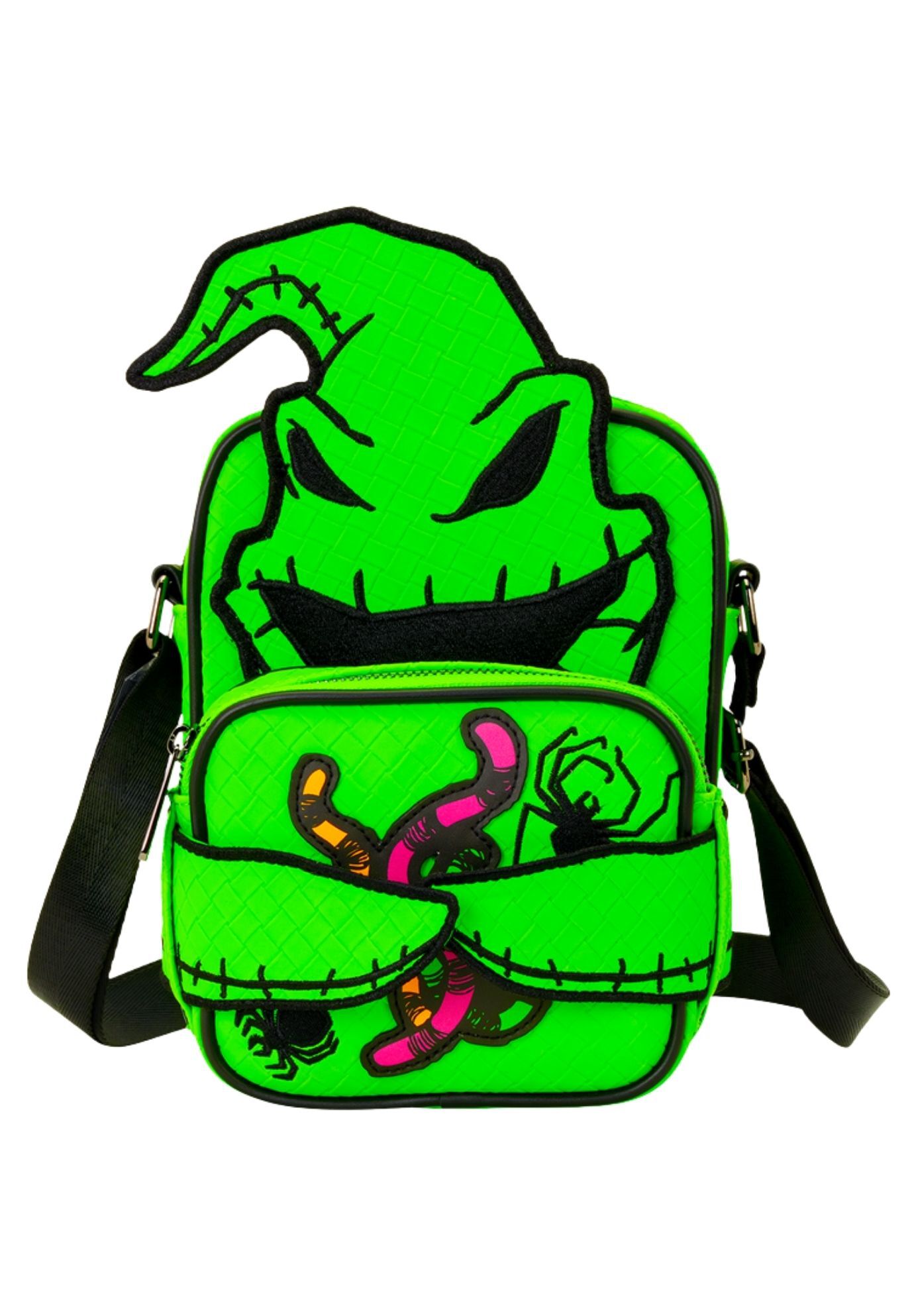 Loungefly x Disney Nightmare Before Christmas Oogie Boogie Crossbuddies Bag, GREEN, alternate image number 3