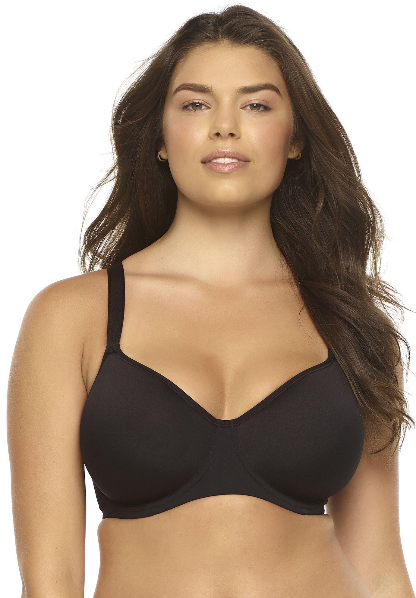Topaz Breathable & Cooling T-Shirt Bra, BLACK, hi-res image number 0
